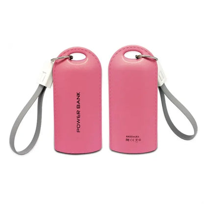 PU Leather Keychain Power Bank