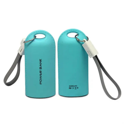 PU Leather Keychain Power Bank