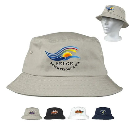 Full Color Imprint Cotton Bucket Hat