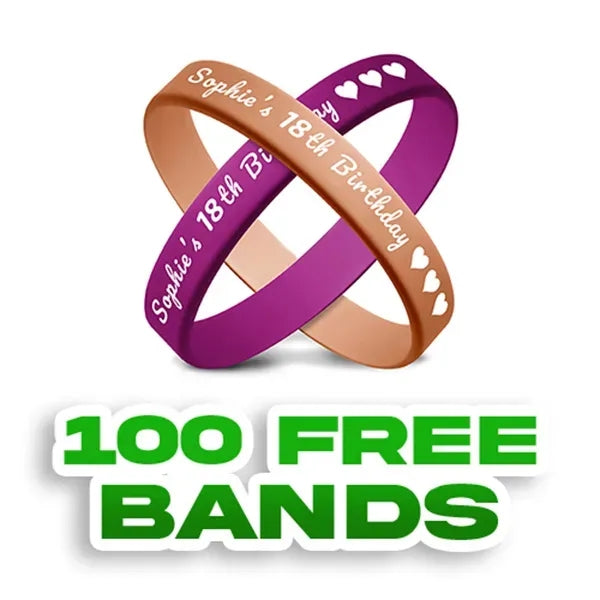 Custom Printed Silicone Wristbands