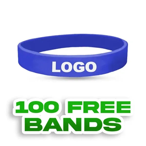 Custom Silkscreen Printed Silicone Wristbands-A