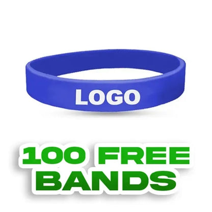 Custom Silkscreen Printed Silicone Wristbands-A
