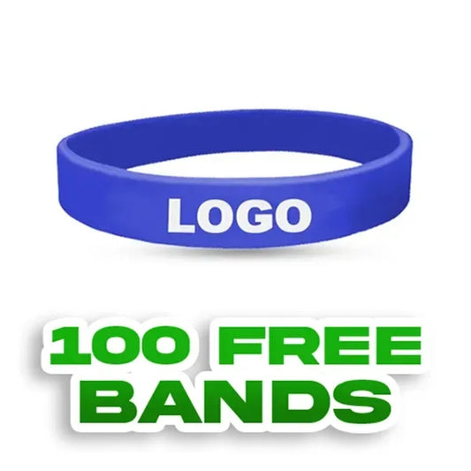 Custom Silkscreen Printed Silicone Wristbands-A