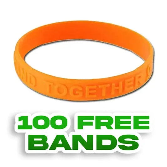 Embossed 1/2 inch Wristband