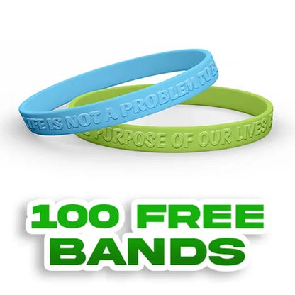 Embossed 1/2 inch Wristband-A