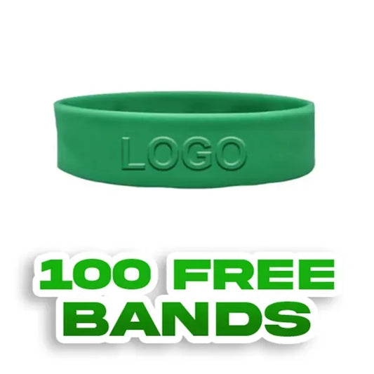 Embossed 3/4 inch Wristband-A
