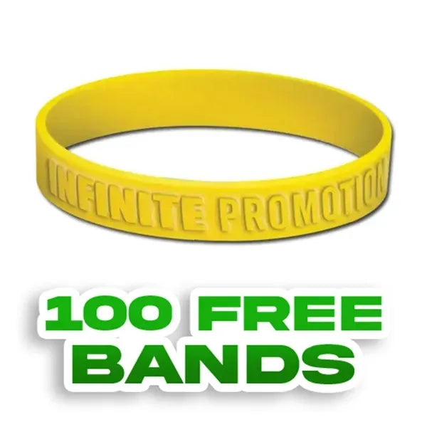 1/2 inch Embossed Wristband