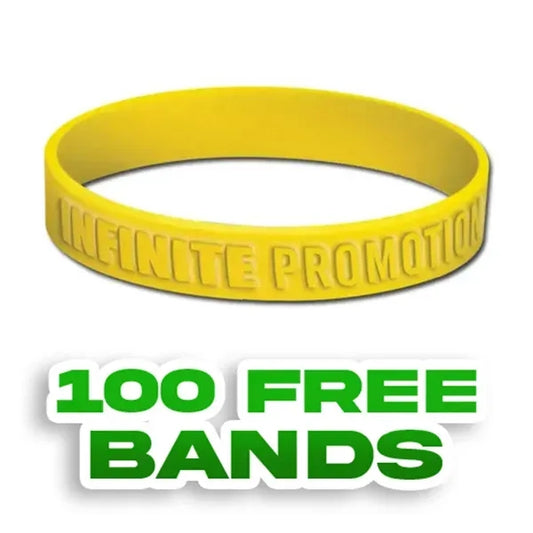 1/2 inch Embossed Wristband