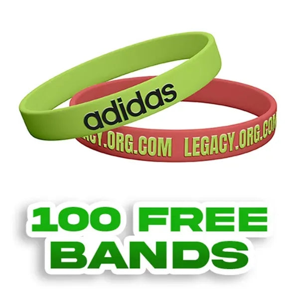 Embossed Printed Silicone Wristbands-A