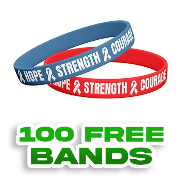 Colorfilled Silicone Wristband Bracelet-A