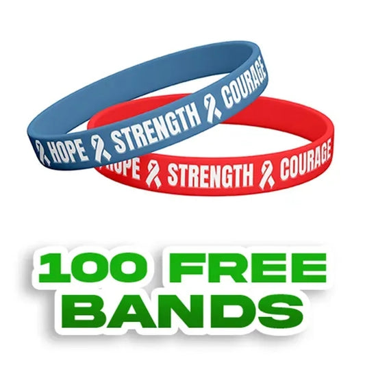 Colorfilled Silicone Wristband Bracelet-A
