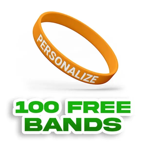 Colorfilled Silicone Wristband Bracelet-EB