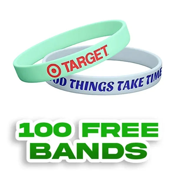 Colorfilled Silicone Wristband Bracelet