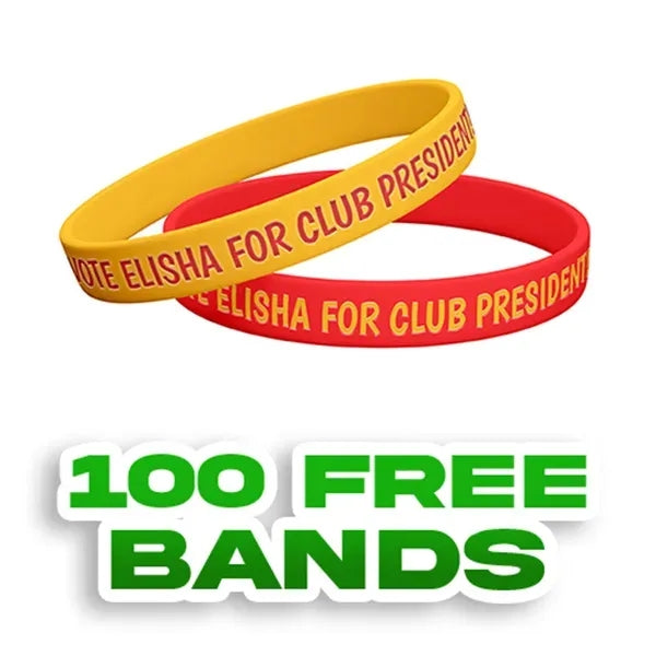 Colorfilled Silicone Wristband Bracelet