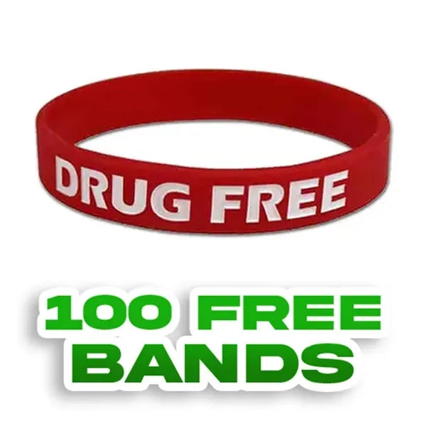 Custom Debossed Colorfilled Silicone Wristbands