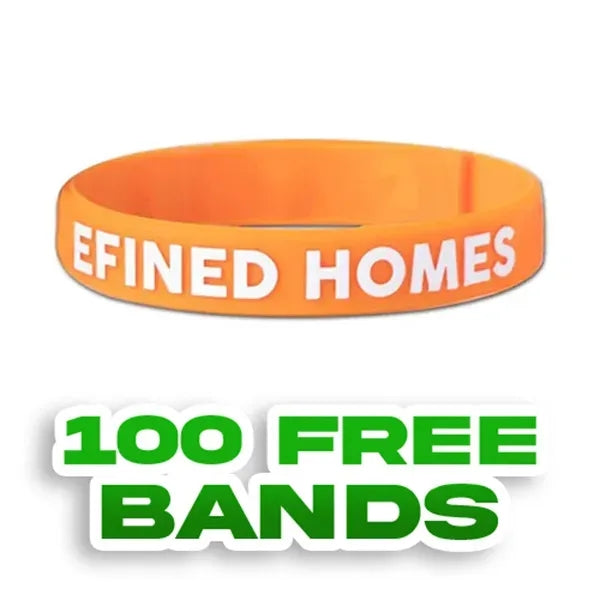 Embossed Printed Silicone Wristbands