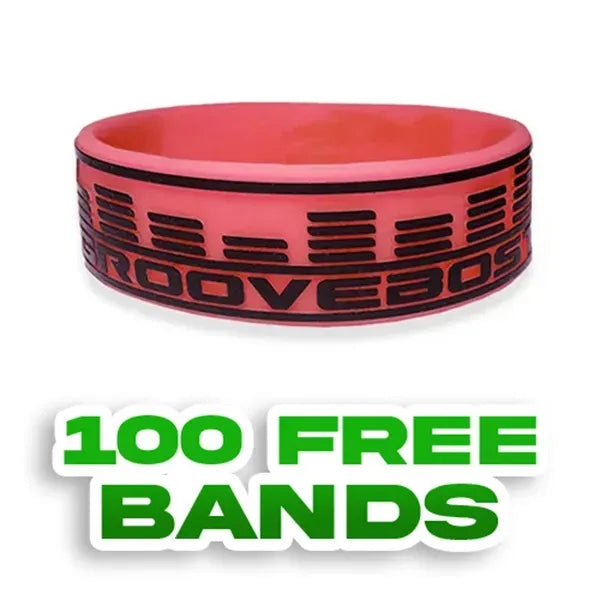 3/4 inch Embossed Printed Wristband-A