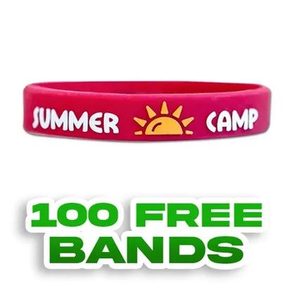 Custom Embossed Printed Silicone Wristbands