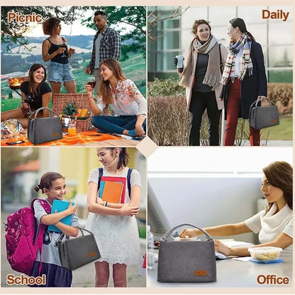 Waterproof Work School Picnic Insulated Cooler Lunch Bag