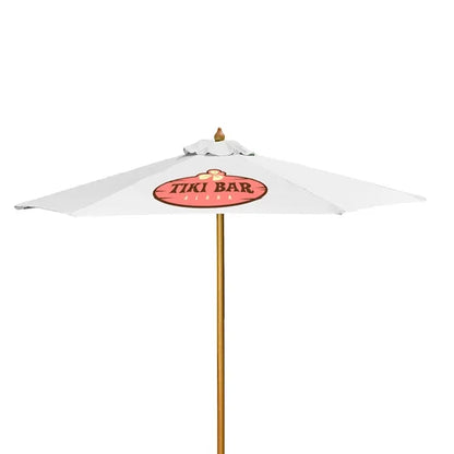 7' Wood Market Umbrella Kit (1 Imprints)