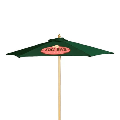 7' Wood Market Umbrella Kit (1 Imprints)