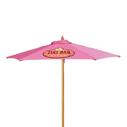 7' Wood Market Umbrella Kit (1 Imprints)