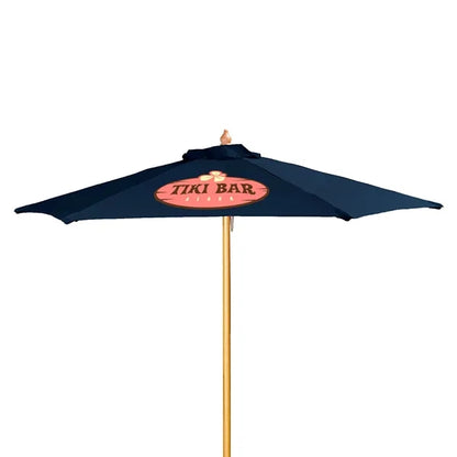 7' Wood Market Umbrella Kit (1 Imprints)