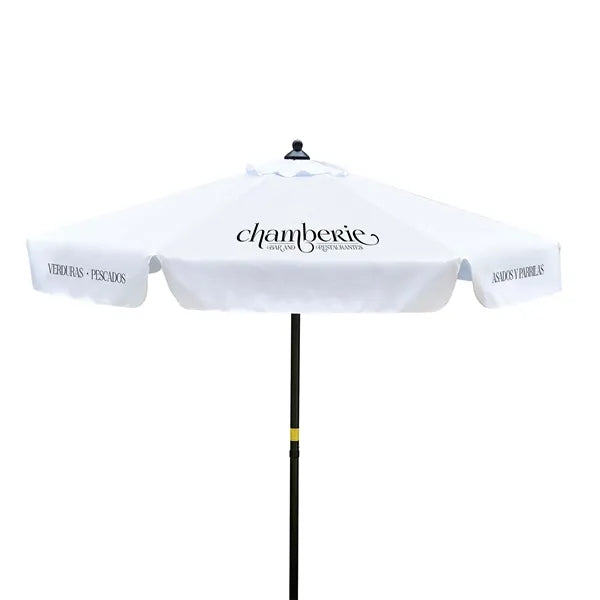 7' Steel Market Umbrella Kit With Valance (6 Imprints)
