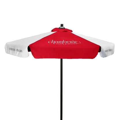 7' Steel Market Umbrella Kit With Valance (6 Imprints)