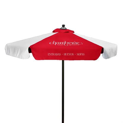 7' Steel Market Umbrella Kit With Valance (2 Imprints)