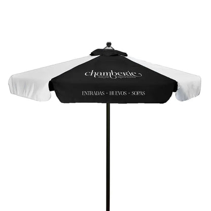 7' Steel Market Umbrella Kit With Valance (2 Imprints)