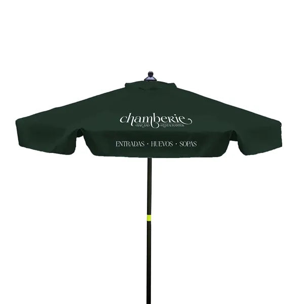 7' Steel Market Umbrella Kit With Valance (2 Imprints)