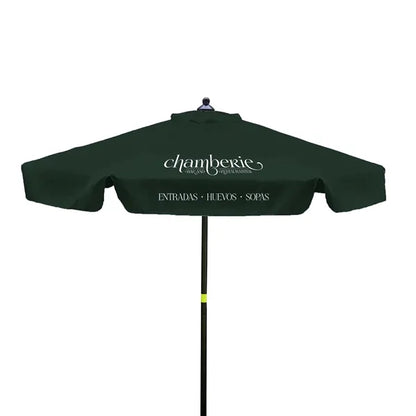 7' Steel Market Umbrella Kit With Valance (2 Imprints)