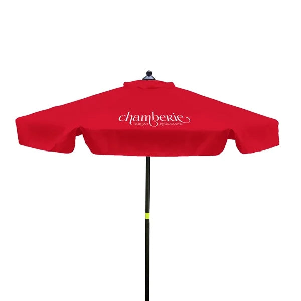 7' Steel Market Umbrella Kit With Valance (1 Imprint)