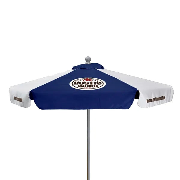 7' Deluxe Market Umbrella Kit With Valance (6 Imprints)