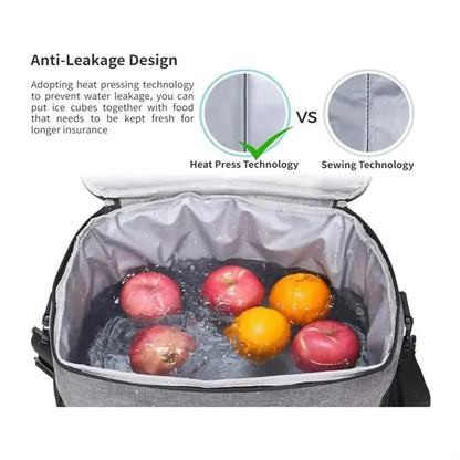 15L Leakproof Thickened Insulated Cooler Lunch Bag