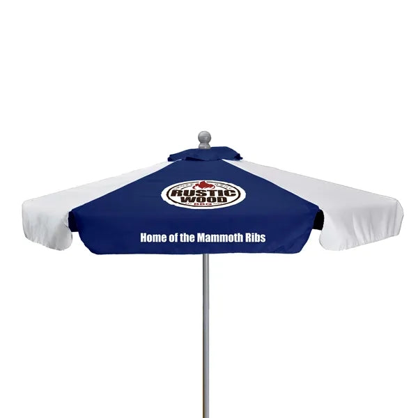 7' Deluxe Market Umbrella Kit With Valance (2 Imprints)