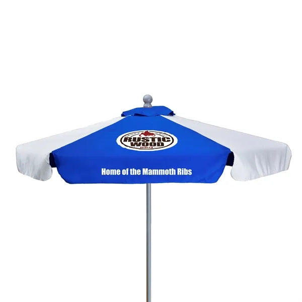 7' Deluxe Market Umbrella Kit With Valance (2 Imprints)