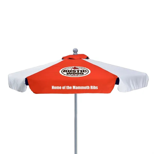 7' Deluxe Market Umbrella Kit With Valance (2 Imprints)