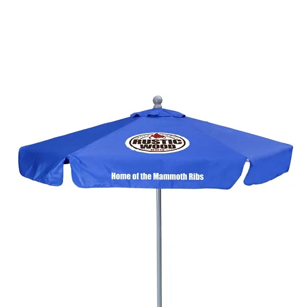7' Deluxe Market Umbrella Kit With Valance (2 Imprints)