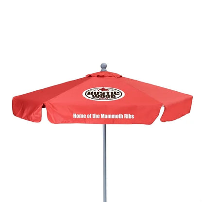 7' Deluxe Market Umbrella Kit With Valance (2 Imprints)