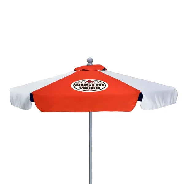 7' Deluxe Market Umbrella Kit With Valance (1 Imprint)