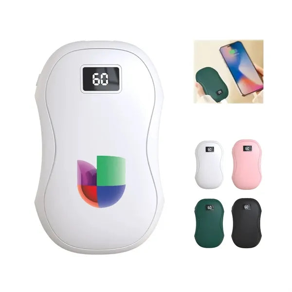 Portable Double-Sided Heating Power Bank Hand Warmer