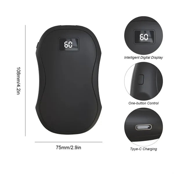 Portable Double-Sided Heating Power Bank Hand Warmer