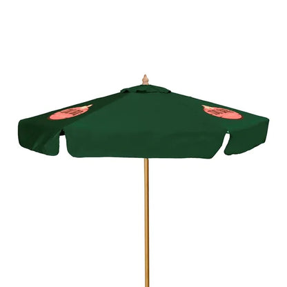 7' Wood Market Umbrella Kit with Valance (3 Imprints)