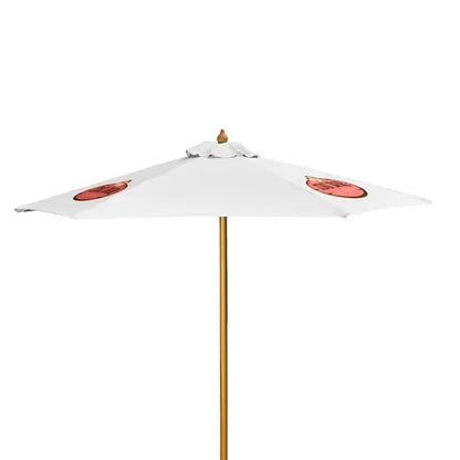 7' Wood Market Umbrella Kit (3 Imprints)