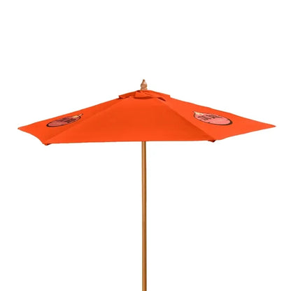 7' Wood Market Umbrella Kit (3 Imprints)