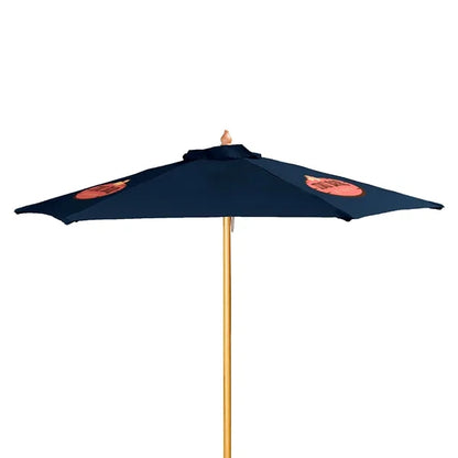 7' Wood Market Umbrella Kit (3 Imprints)