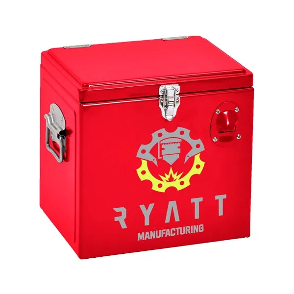 Metal Party Cooler, Front Imprint