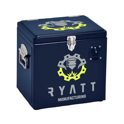 Metal Party Cooler, Front & Top Imprint